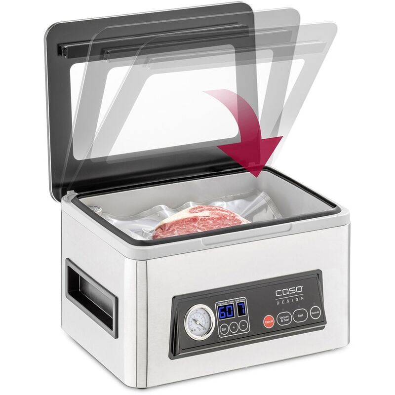 VacuChef 50 vakuummaskin, silver/svart