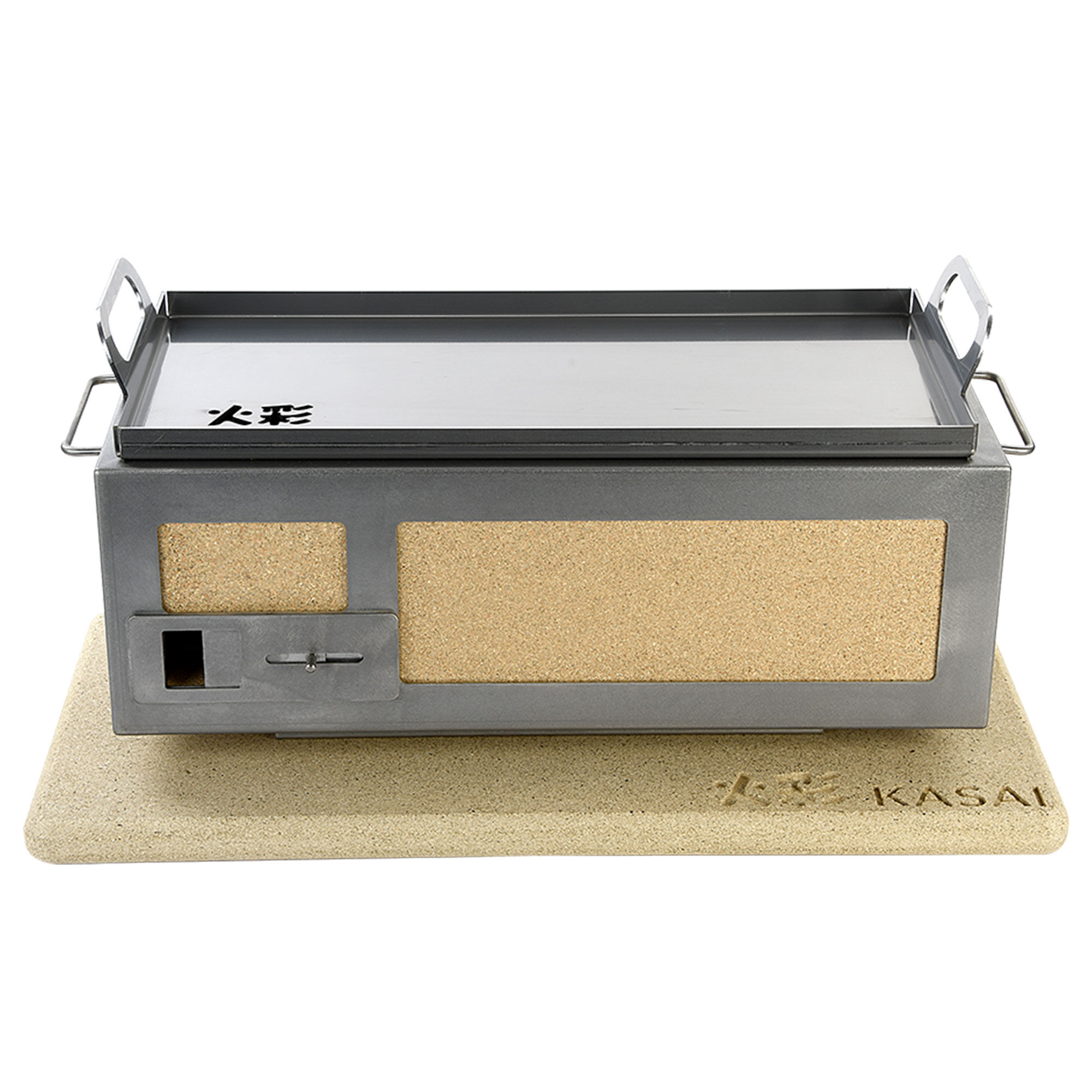 Kasai Konro Plancha Solid Stegeplade (Medium Long)