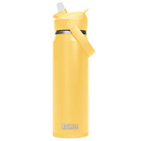 Thrive Flip Straw drikkeflaske 0,75 liter, yellow bloom