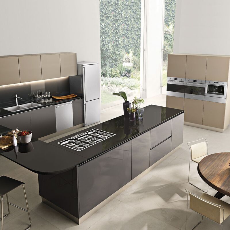 Gass Platetopp 90 cm, Rustfritt Stål