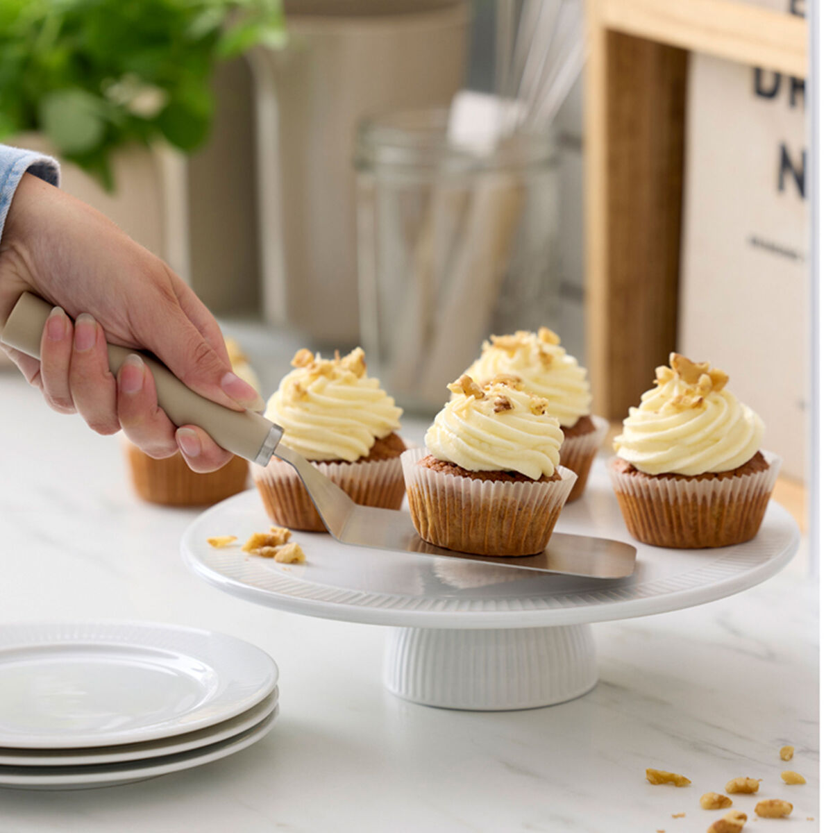 Emma palettkniv stål 26 cm, humus