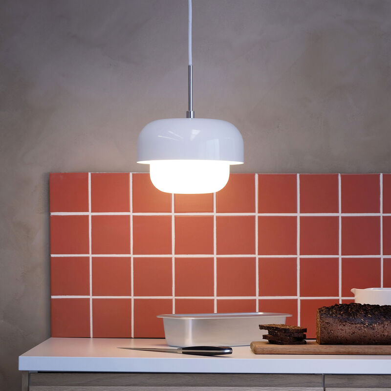 Haipot pendellampe D23, yin hvit