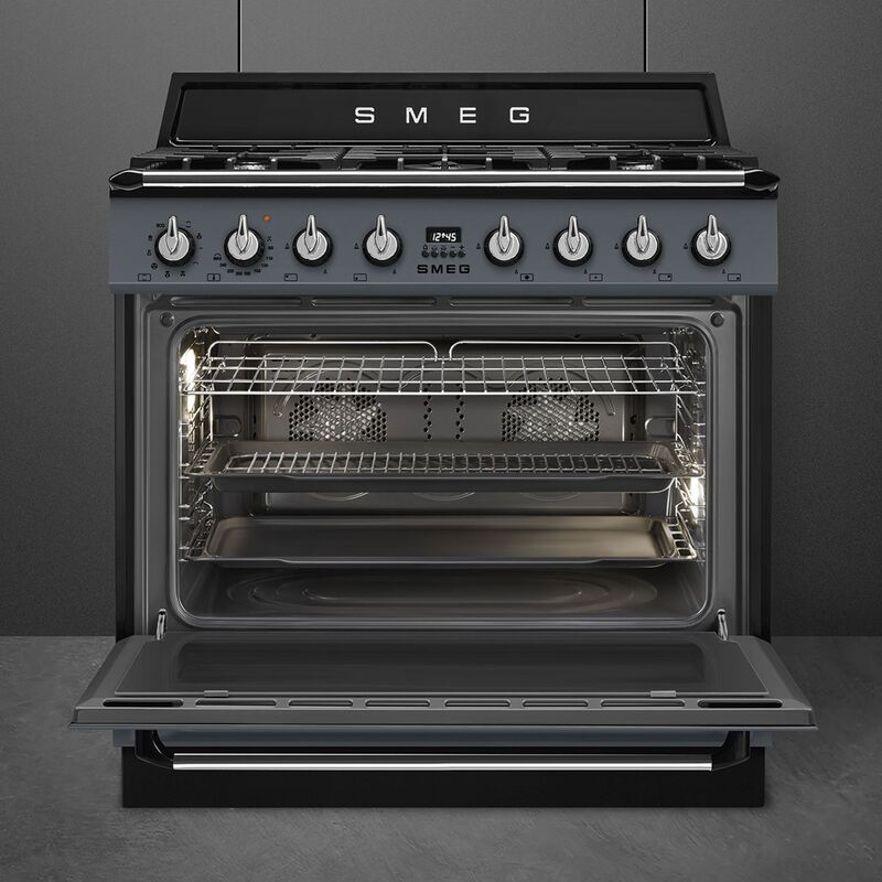 Gasskomfyr Victoria TR90GMGR 90 cm, grå