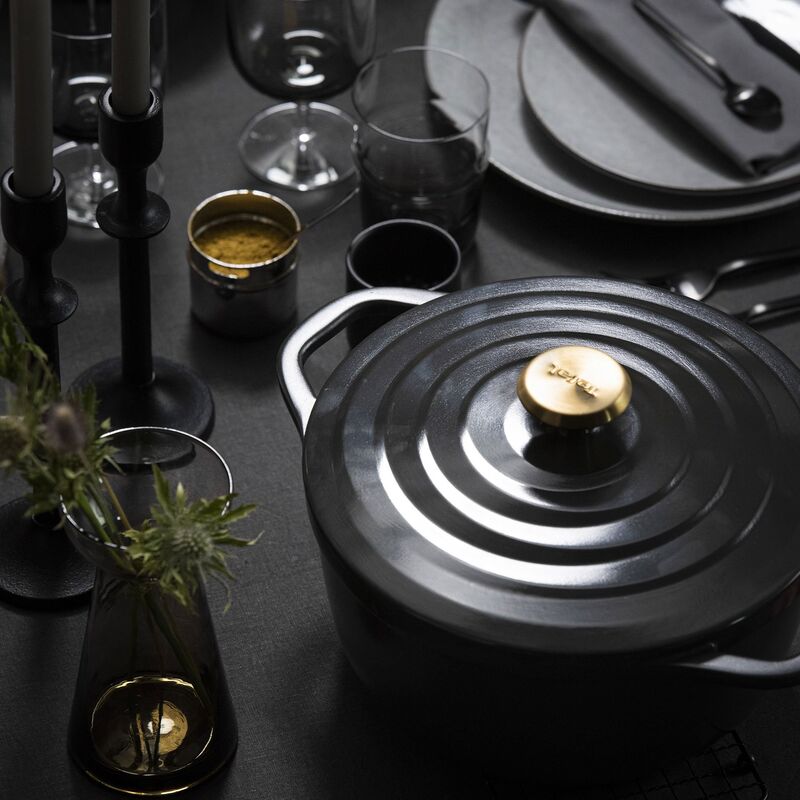 Air gryte, 4,7 liter, 24 cm, grå