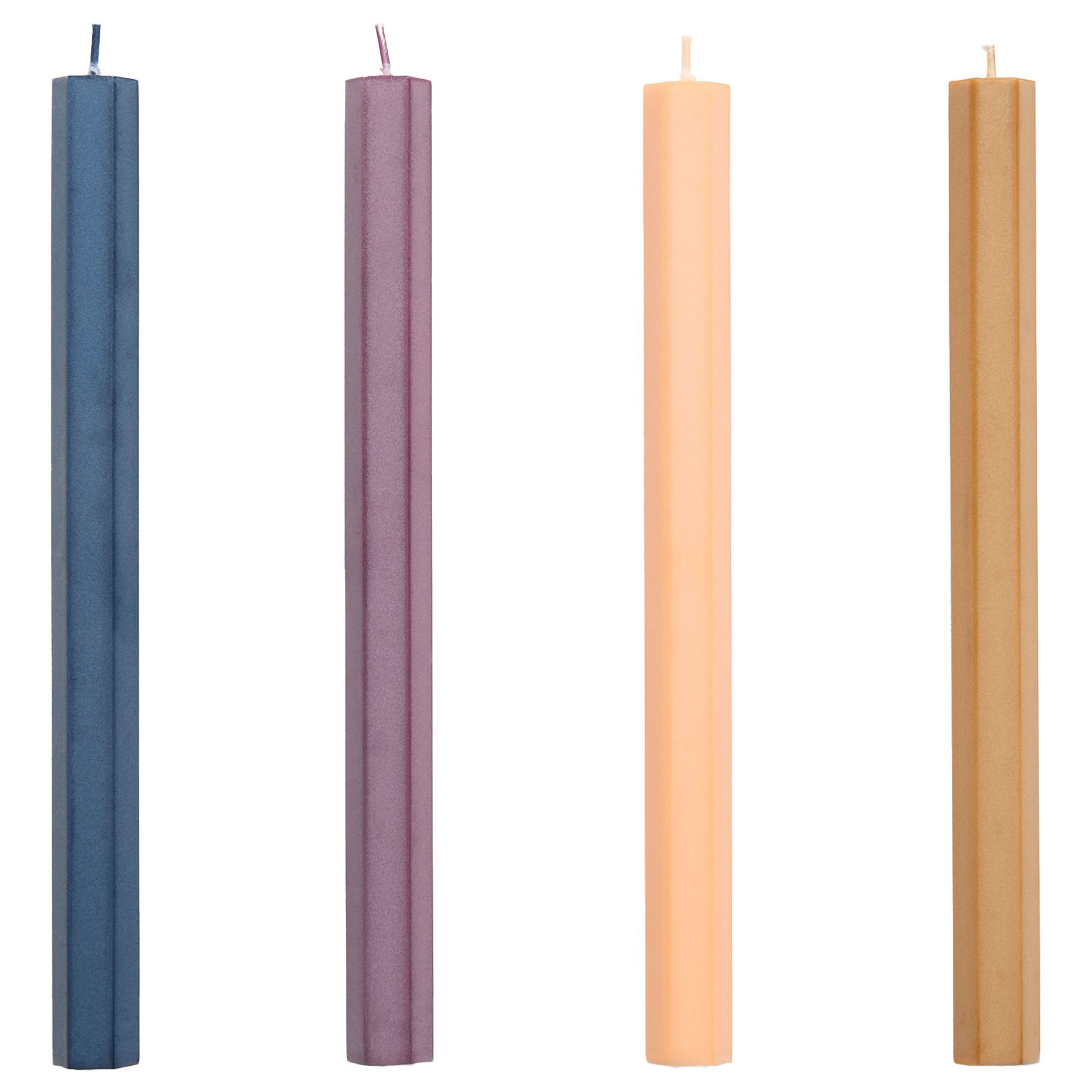 Hexagon ljus 4 st, dark