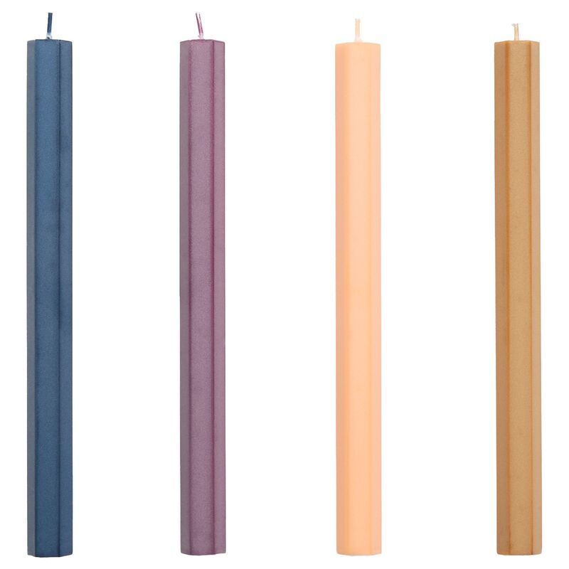 Hexagon ljus 4 st, dark