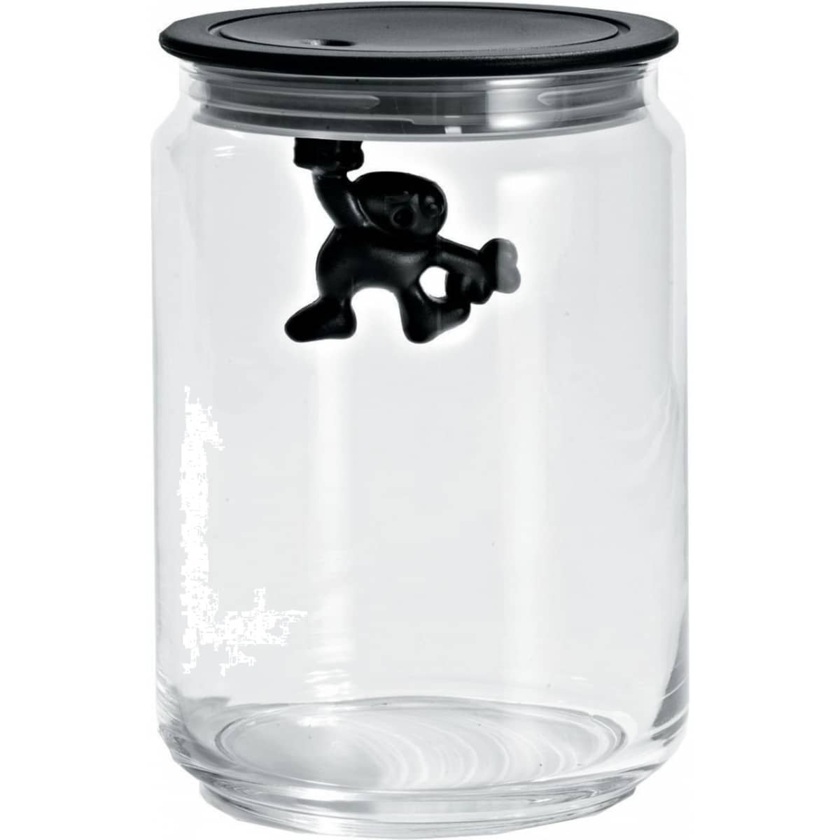 Gianni Glasburk med Lock Svart 90 cl