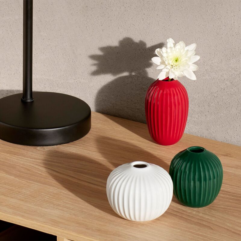 vas 3 st, röd/grön/vit