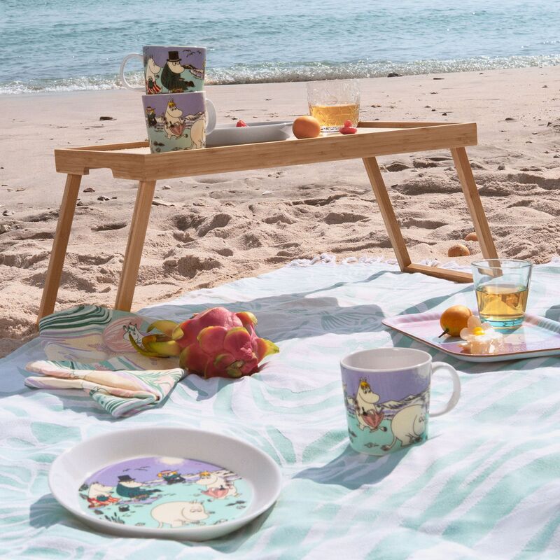 Arabia Mumin En dag på stranden kökshandduk 50x70 cm