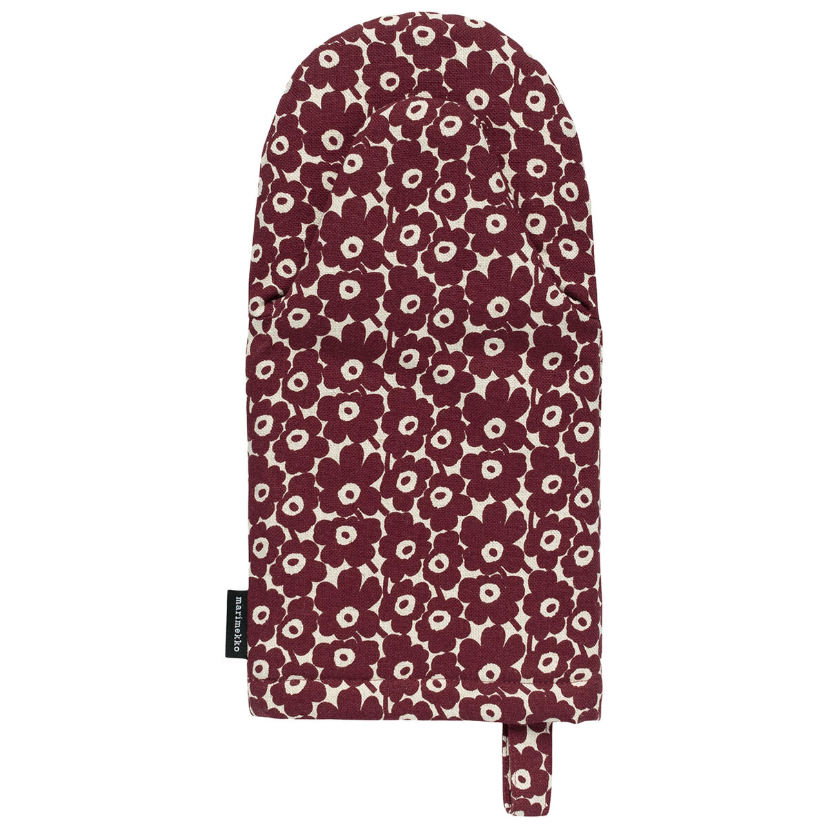 Pikkuinen Unikko patakinnas, viininpunainen