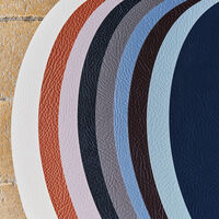 RAW genbrugslæder dækkeserviet, dusty rose