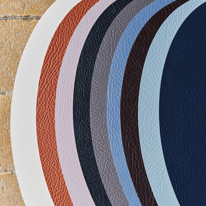 RAW resirkulert lær bordsunderlegg, dusty rose