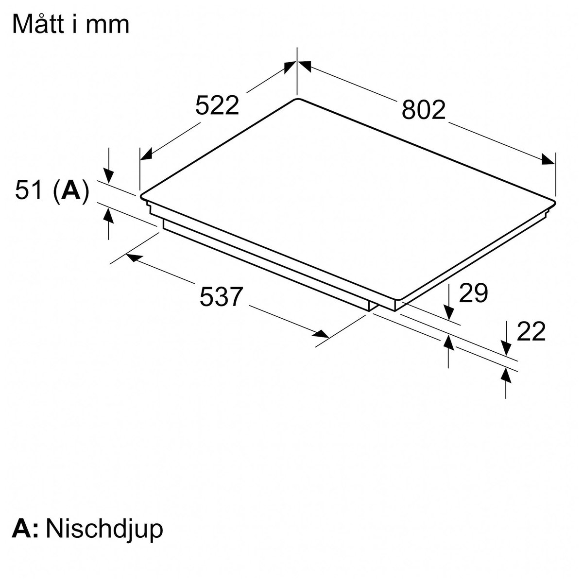 ED851HSB1E iQ500 induktiotaso, musta