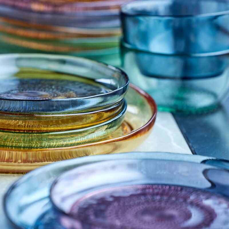 glastallrik 25 cm, rosa