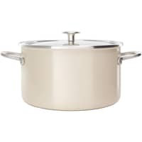 Cookware Collection -kattila, kannellinen, 24 cm, manteli