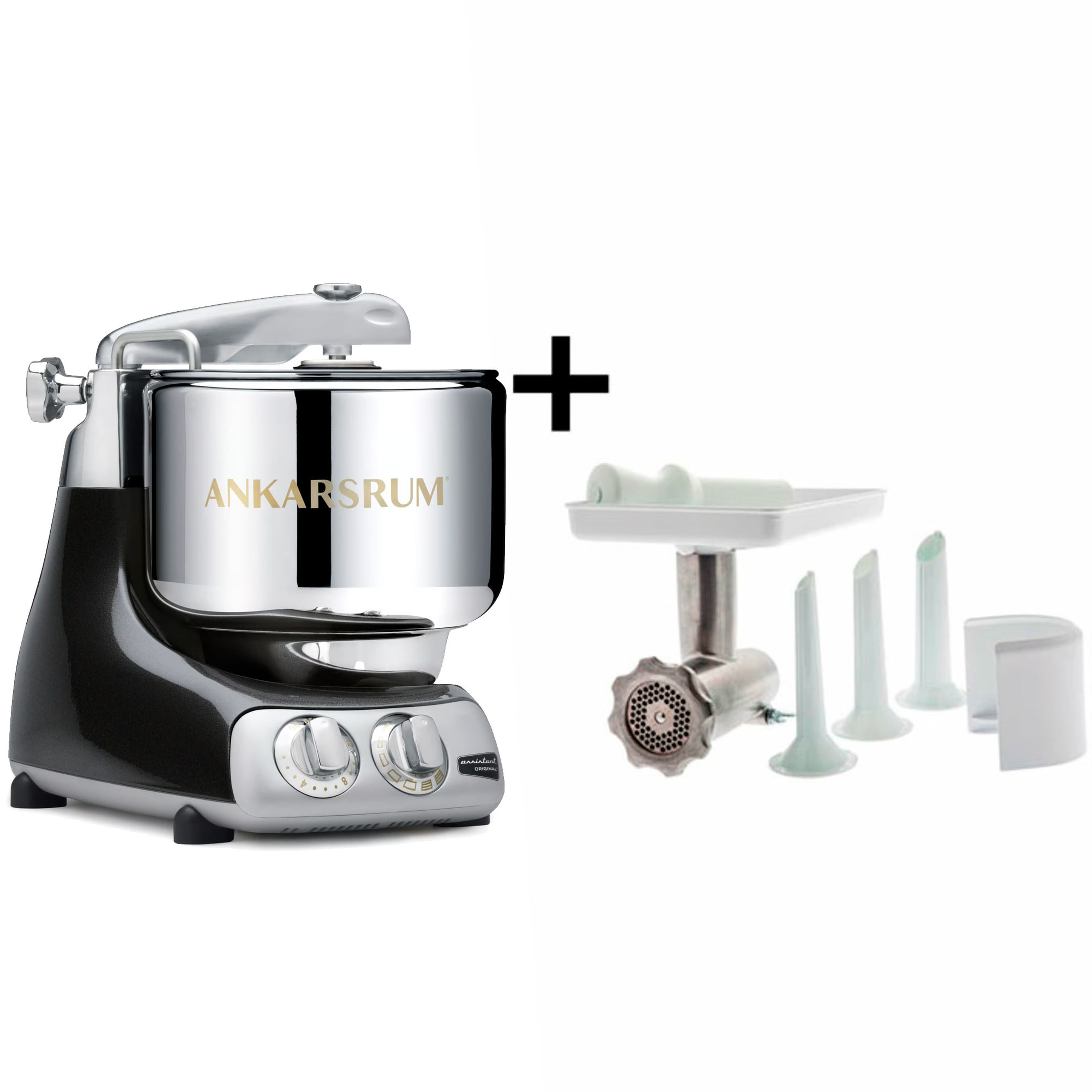 Ankarsrum Assistent Original AKM6230 Black Diamond + Lihamylly