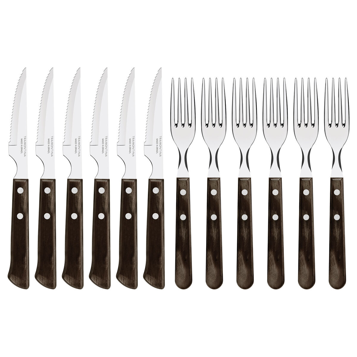 Biffbestick 12 delar, polywood