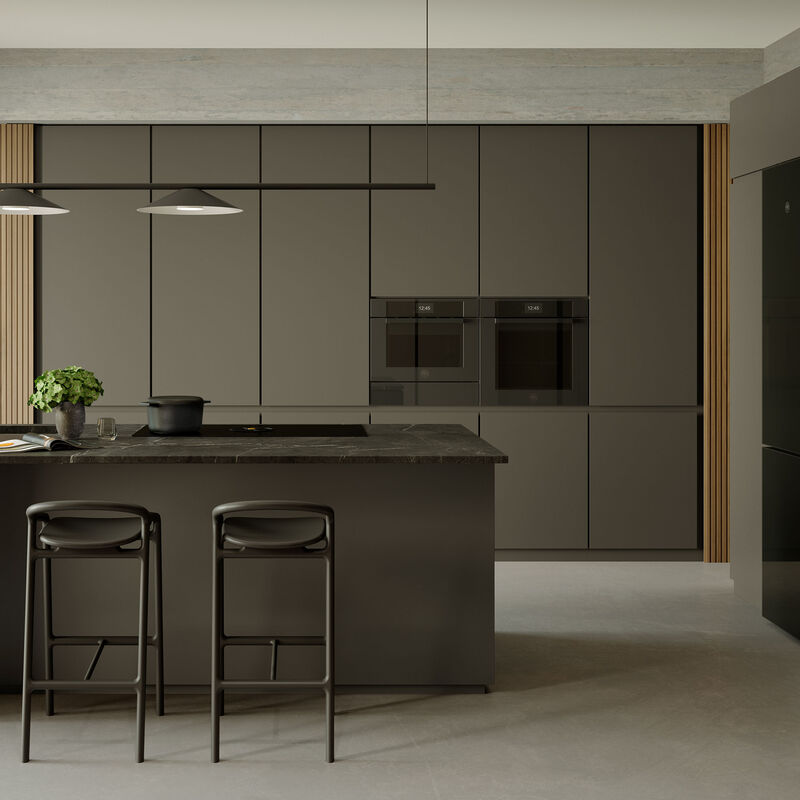 FMOD4077MTS3 Modern kombiovn med mikrobølgefunktion, obsidian