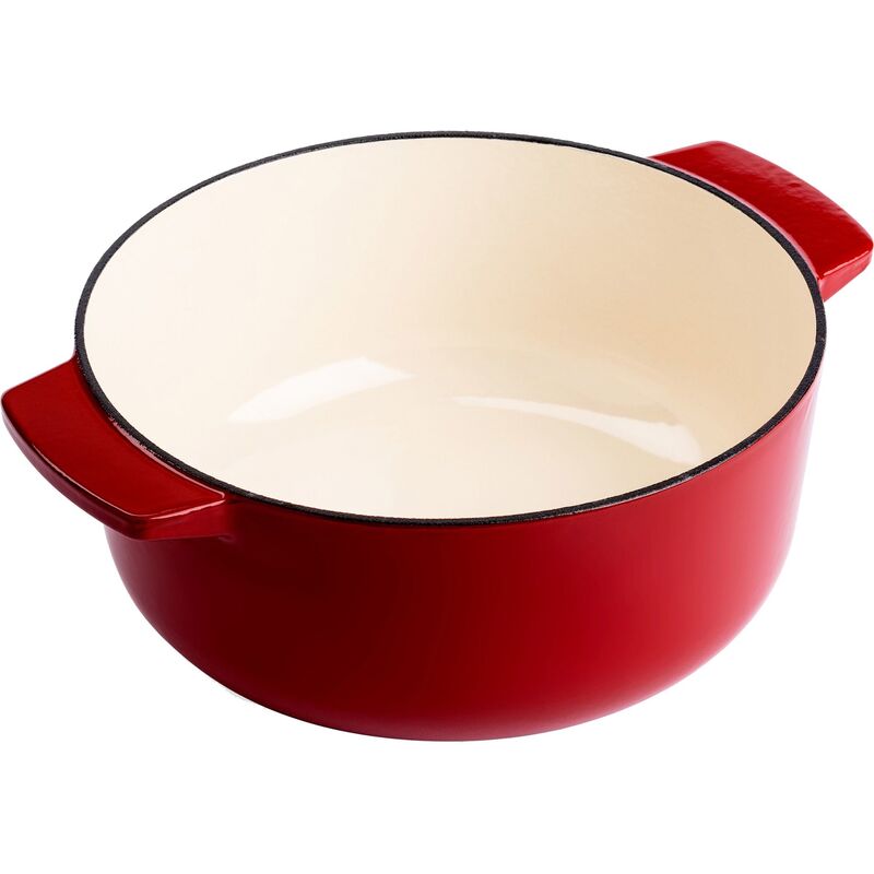 Støpejernsgryte 26 cm/5,2 liter, empire red