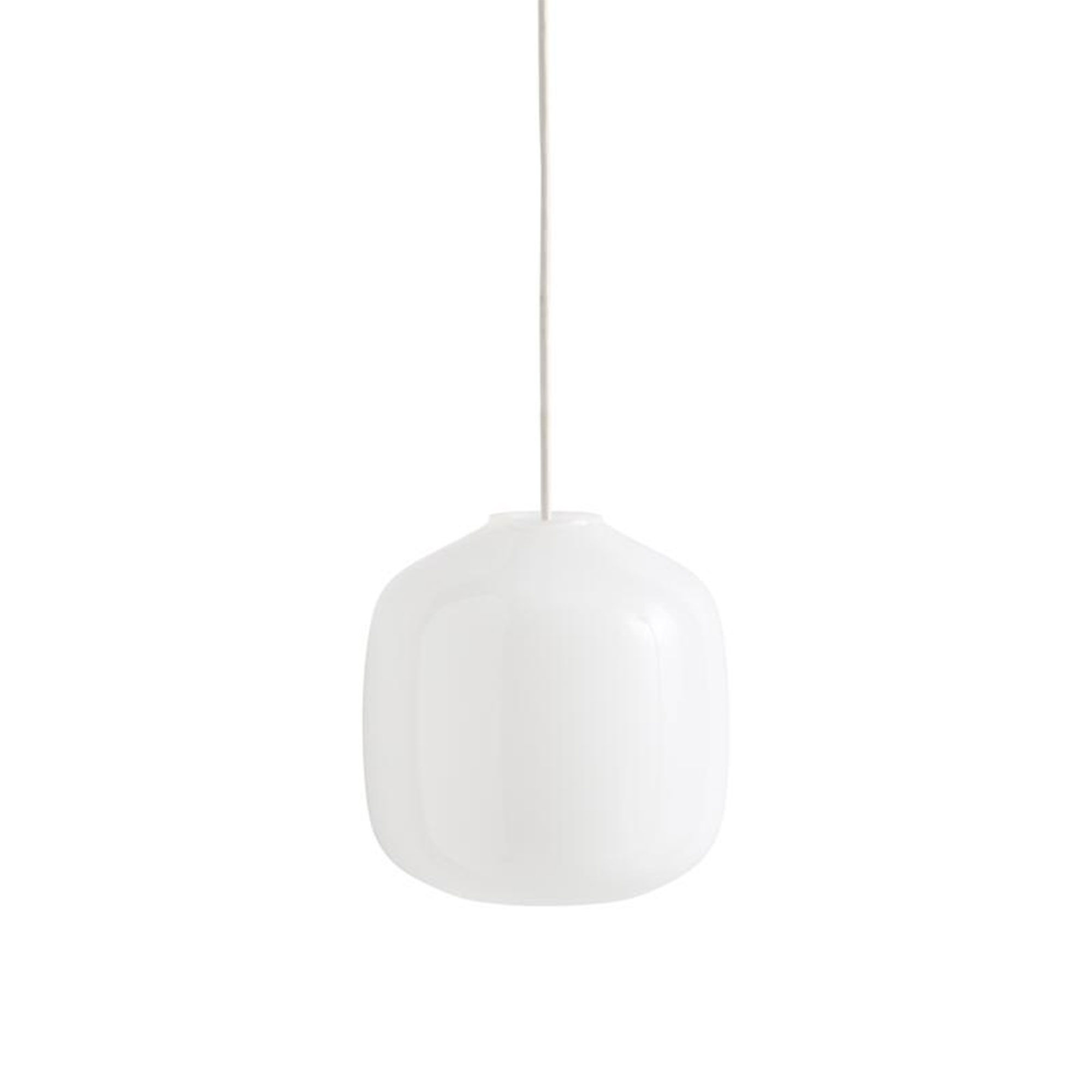 HAY Buoy pendel 20 cm, leire hvit