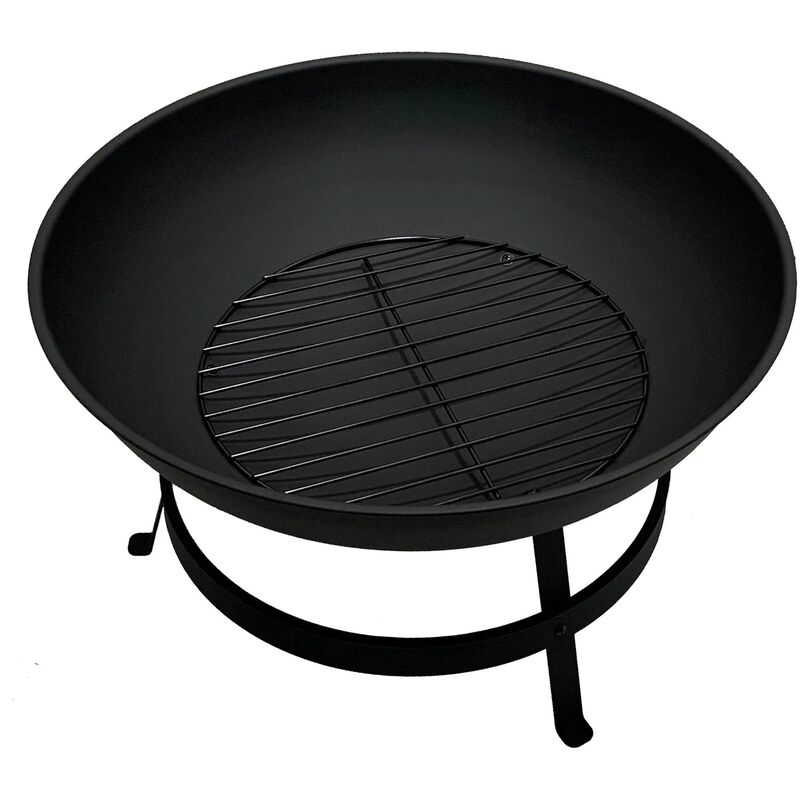 Traditional ildsted + gnistbeskyttelse