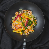 Wokpande 30 cm, sort