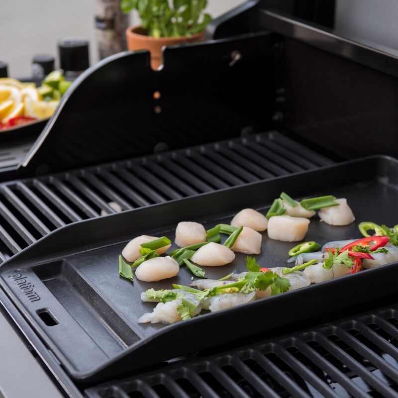 Sapphire plancha-paistotaso 24 x 47,5 cm, valurautaaa