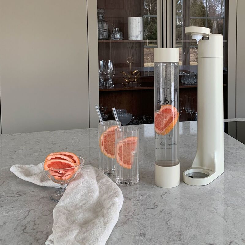 Sodavandsmaskine 800 ml, beige