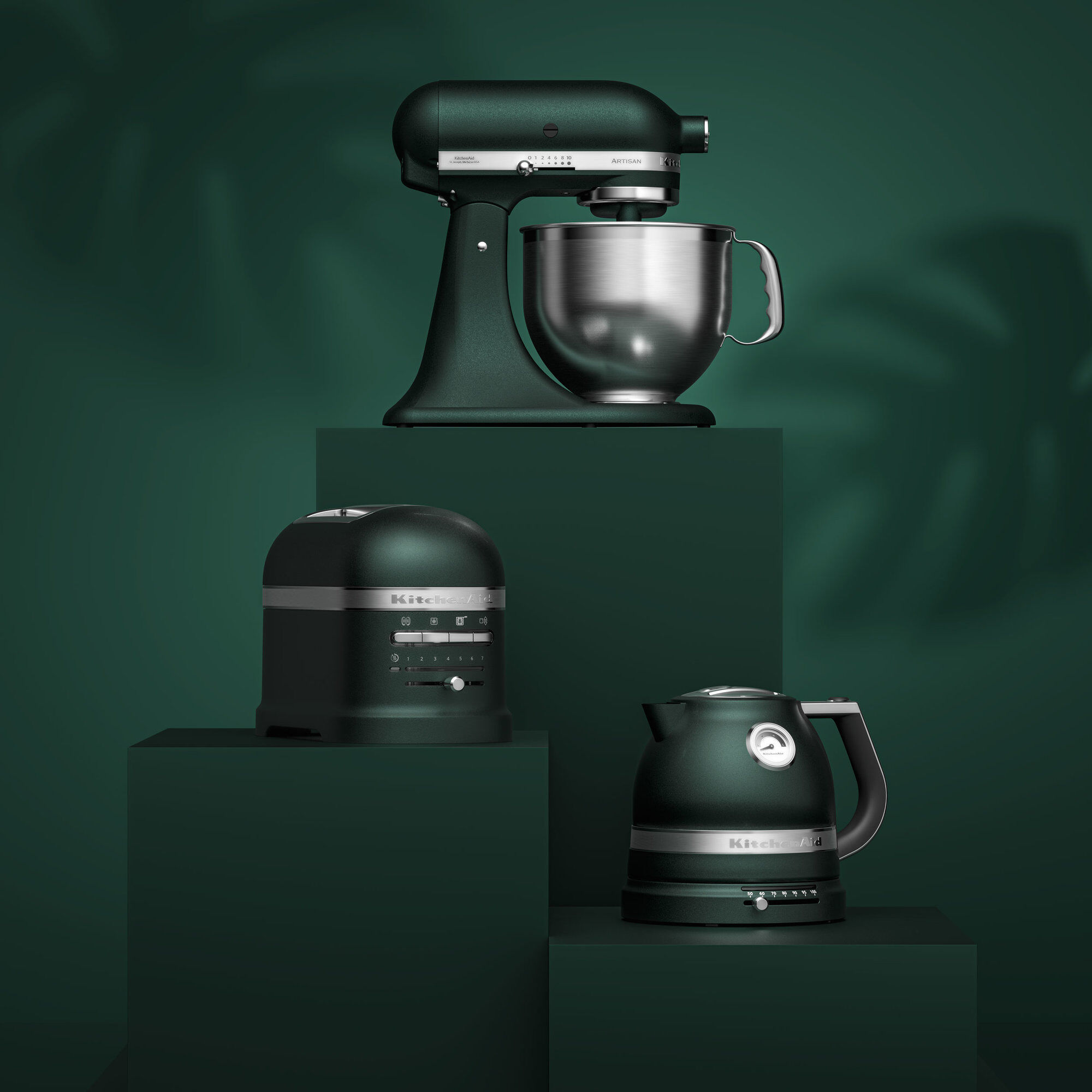 Alternativ bild 1 för KitchenAid Artisan Vattenkokare 1.5L - Pebble palm