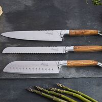 Knivset 3 delar, Olive