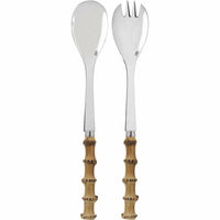 Panda salladsset 2 delar, bamboo light
