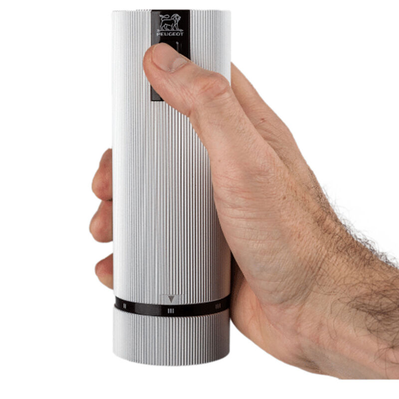 Peugeot Line Z elektrisk saltkvern 15 cm, aluminium