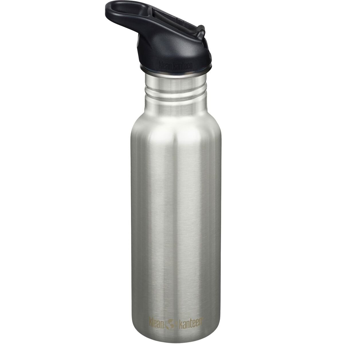 Classic Narrow Flip Sport Vandflaske 532 ml, børstet stål