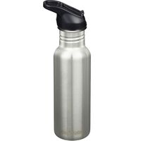 Classic Narrow Flip Sport Vandflaske 532 ml, børstet stål