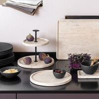 Villeroy & Boch Manufacture Travertine Serveringfas Ø24,5 cm