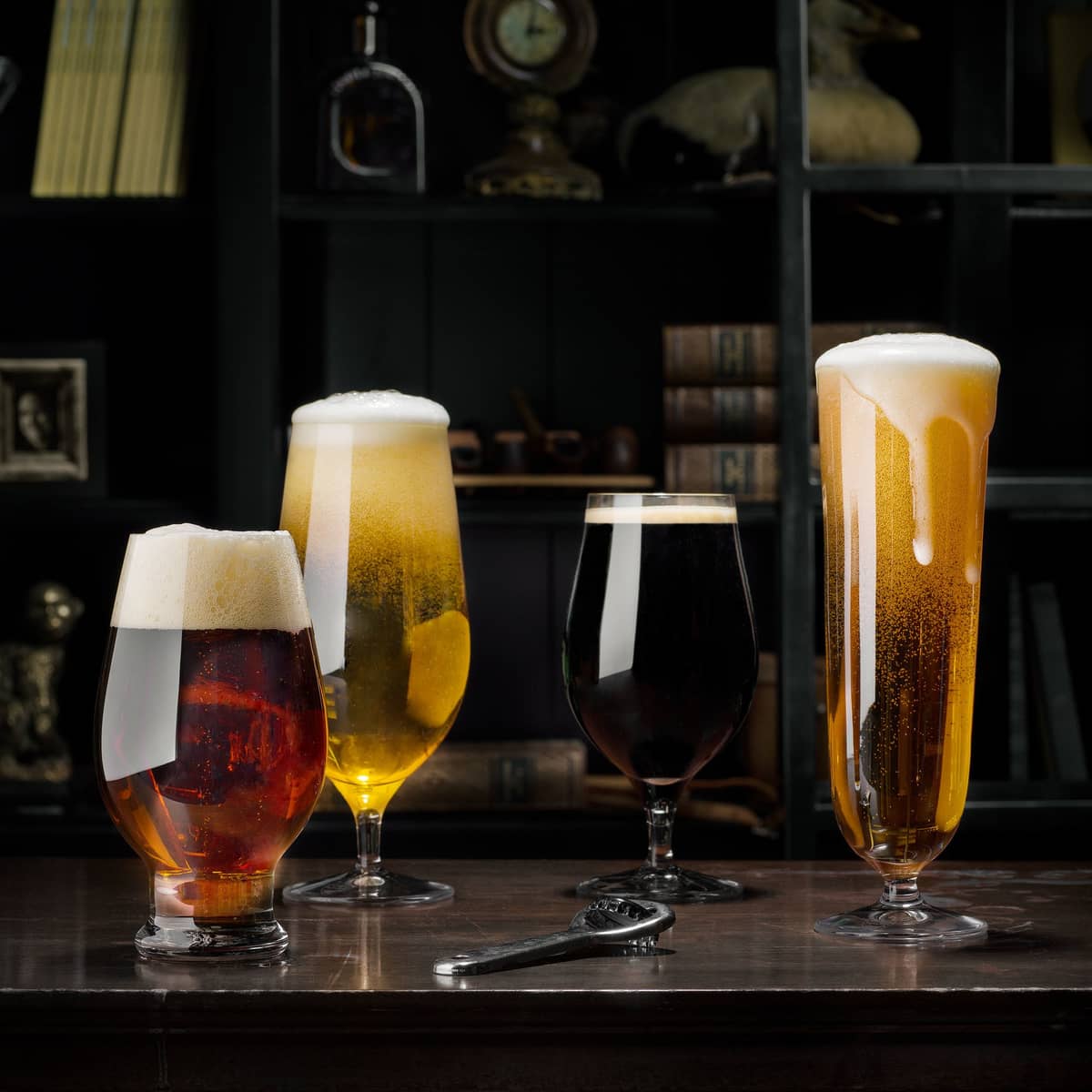 Beer Lager ølglass 60 cl, 4 stk