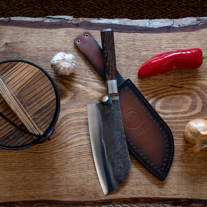 Kuro Mori chopper med etui, 20 cm