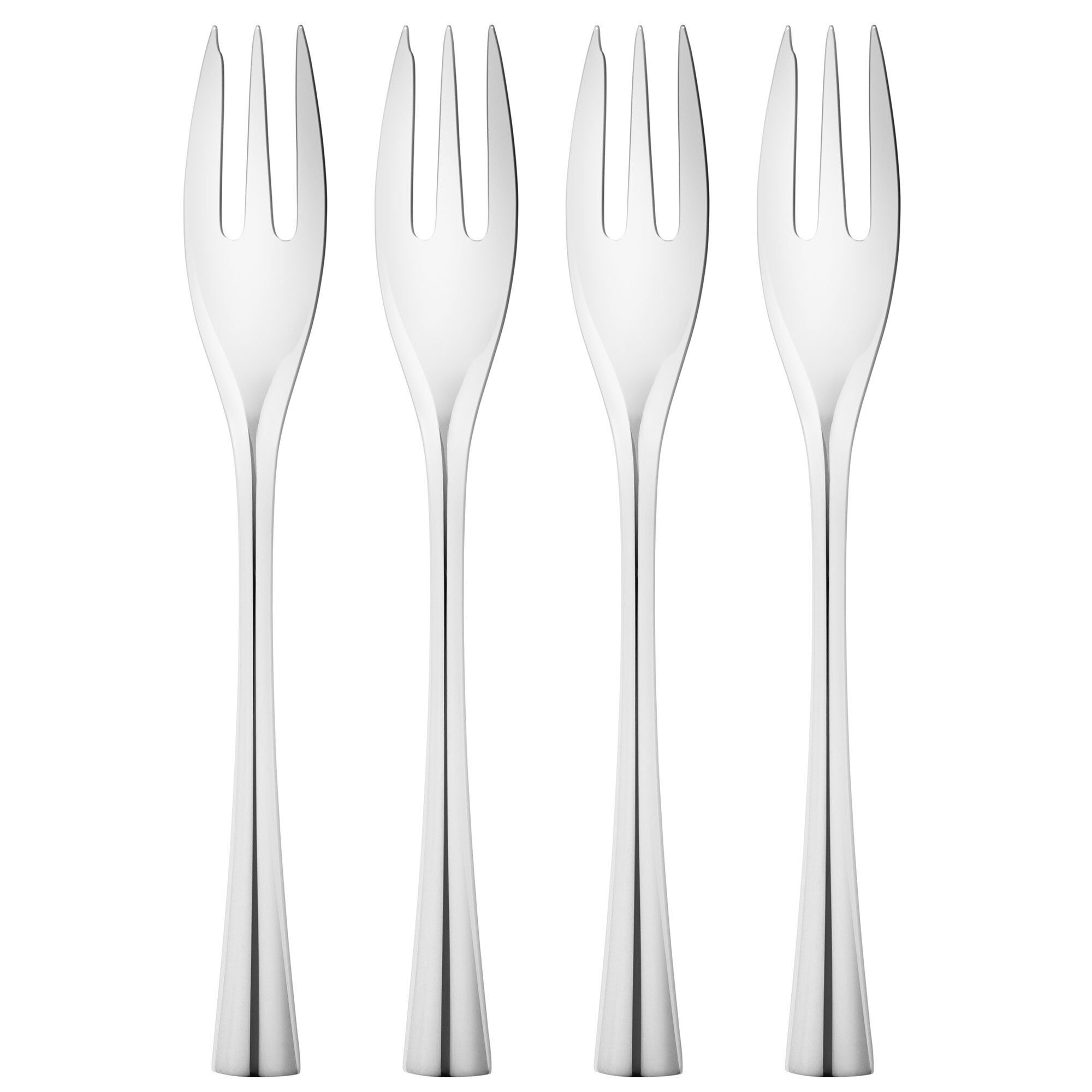 Georg Jensen Cobra kakegaffel 4-pakning Rustfritt stål