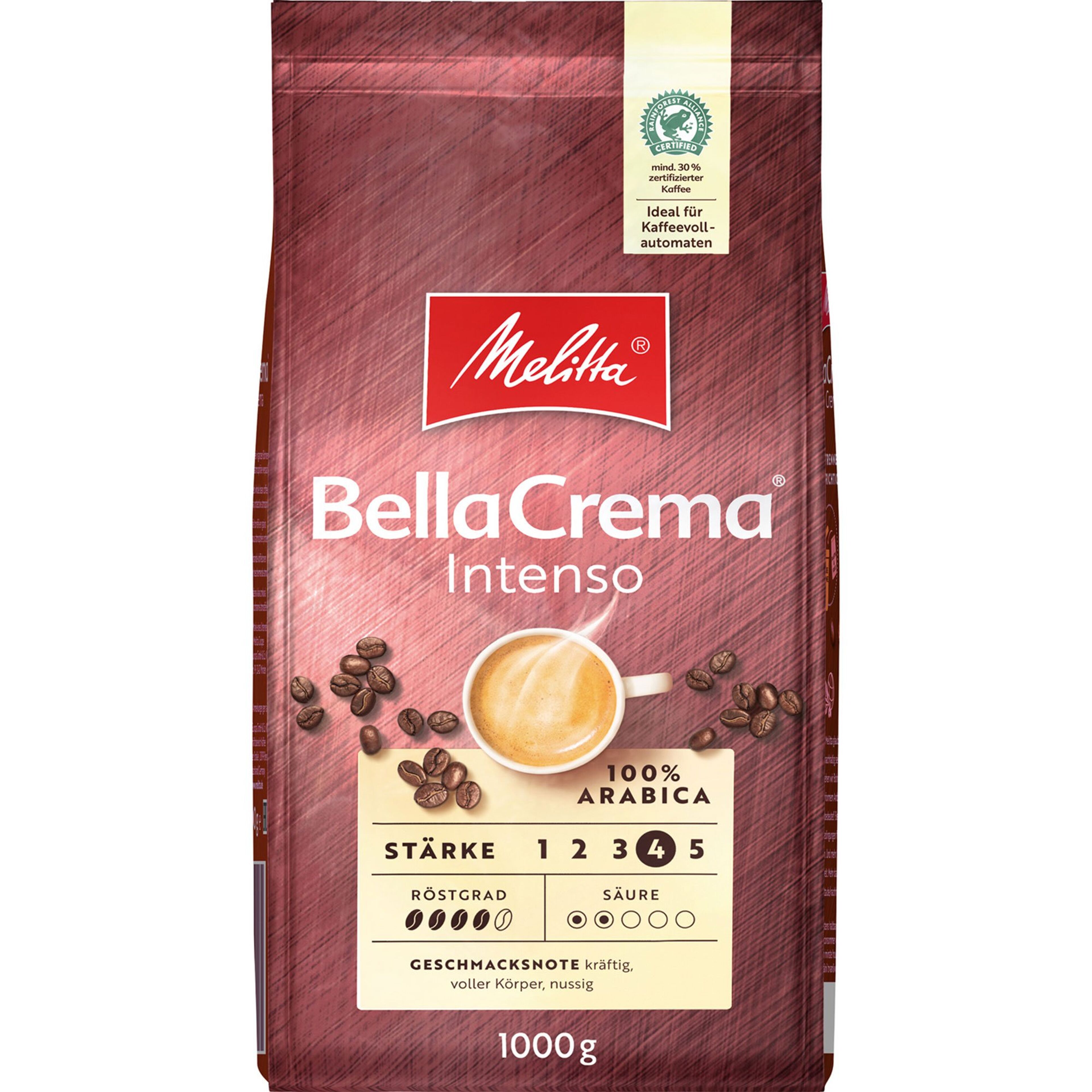Bella Crema Intenso kaffebönor 1 kg