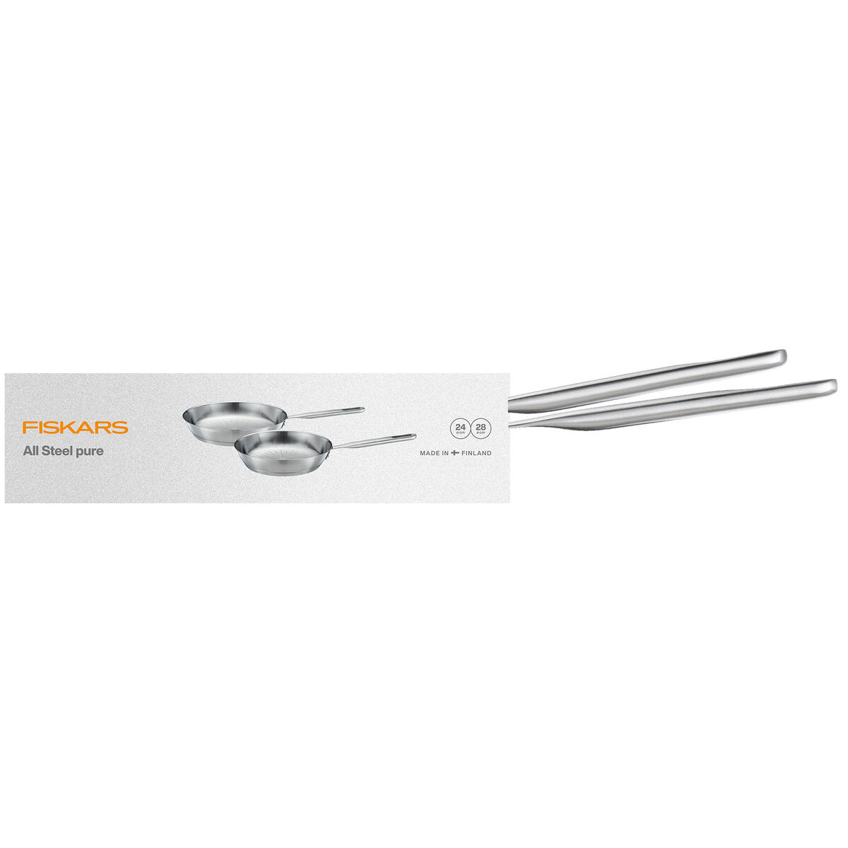 Fiskars All Steel Pure stekpanneset, 24+28 cm