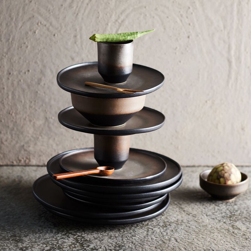 Ceto desserttallrik 22 cm, mocha