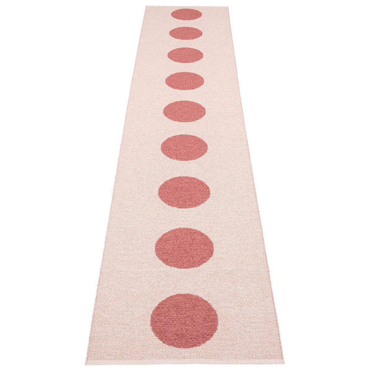 Pappelina Vera Pop matto 70 × 360 cm, blush/pink