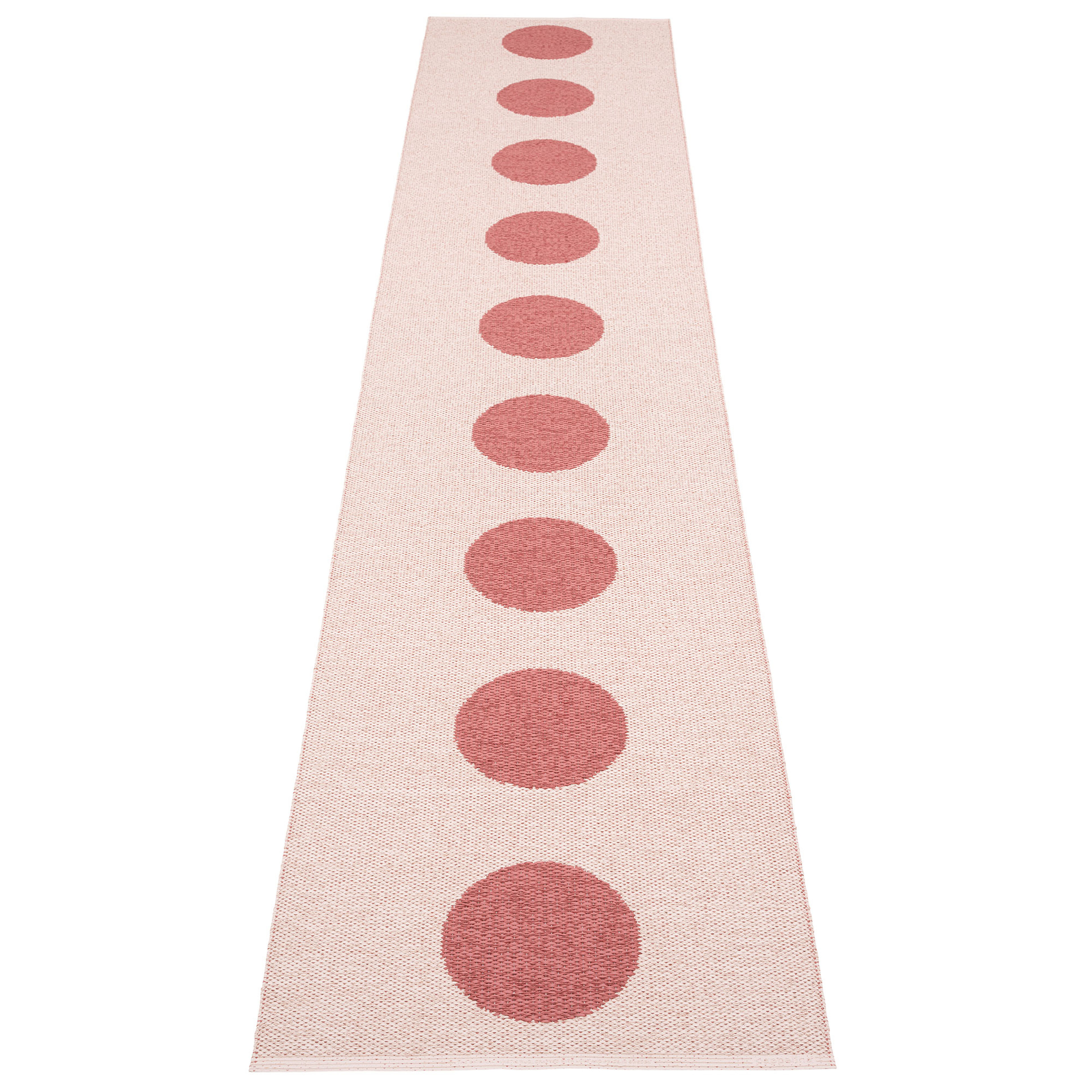 Pappelina Vera Pop matta 70 × 360 cm, blush/pink
