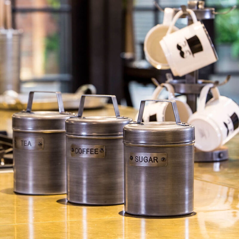 Vintage Sockerburk Metall