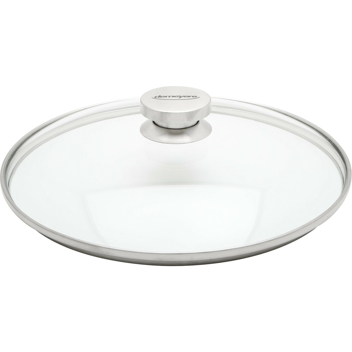 Specialties Lokk 28 cm Glass med Stålknopp