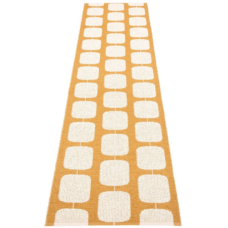 Matta Sten, 70 x 300 cm, ochre/vanilla