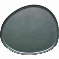 RAW Organic middagstallerken, 29x25 cm, northern green