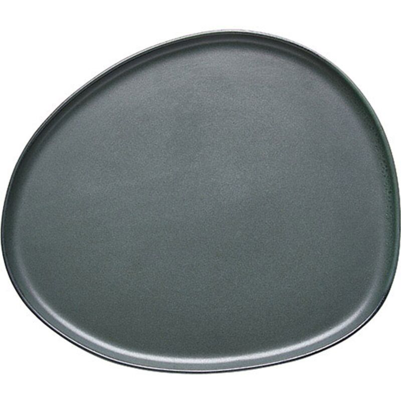 RAW Organic middagstallerken 29x25 cm, northern green