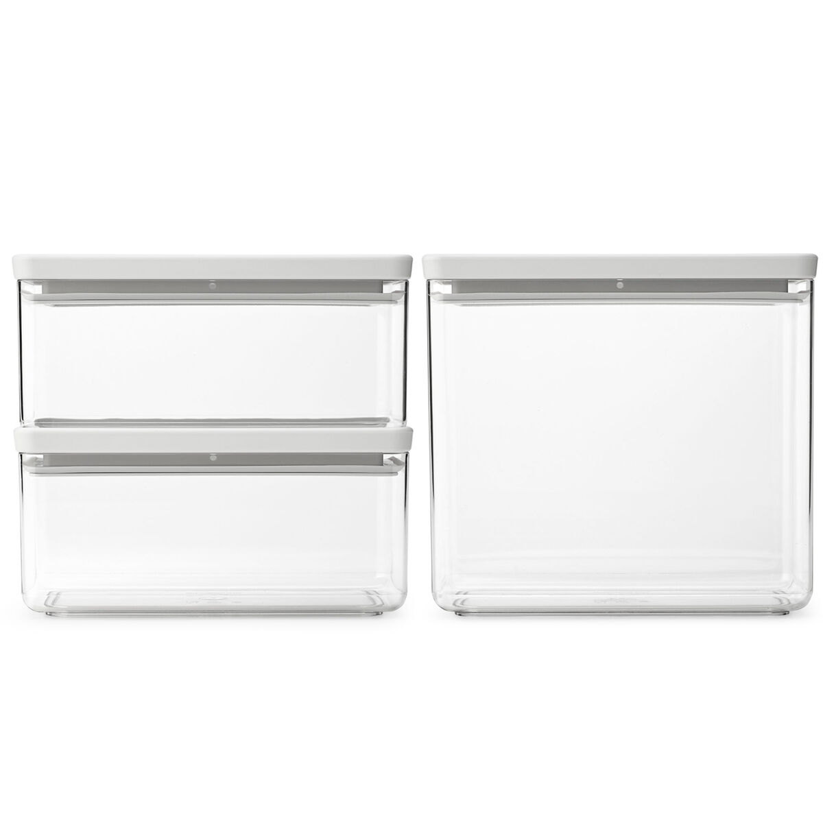 Tasty+ beholder 3 dele, lysegrå