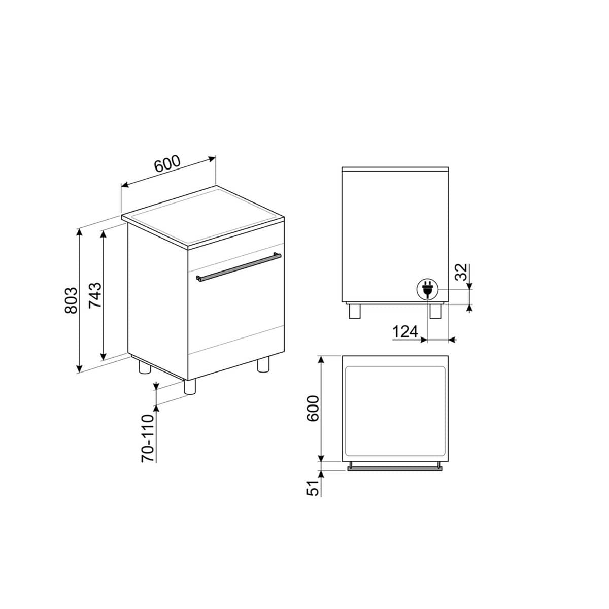 C6IMXM2 Classic induktionskomfur 60 cm